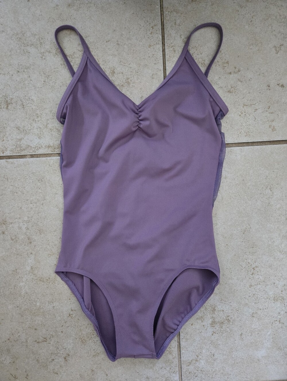 Womens Medium Purple One Piece Dance Leo